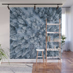 Winter Pine Forest Wall Mural Gallery Image 1