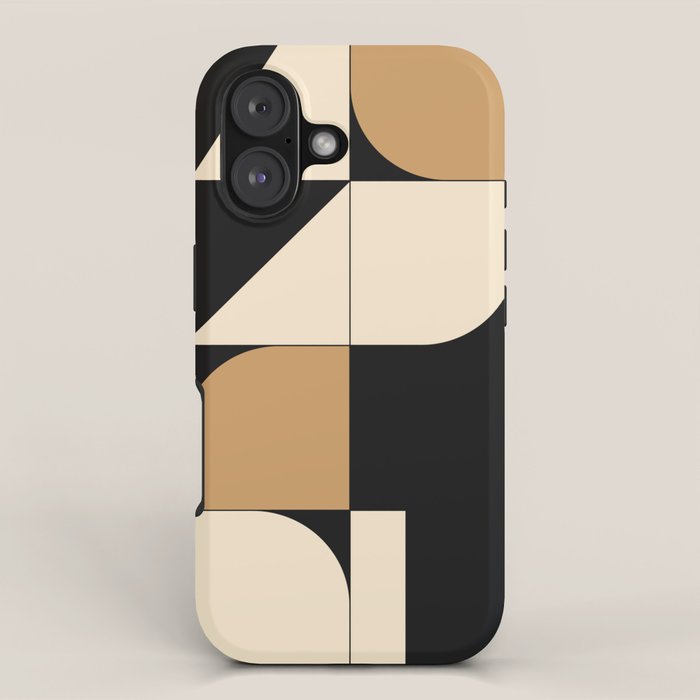 Modern geometric shapes 48 iPhone Case Gallery Image 1