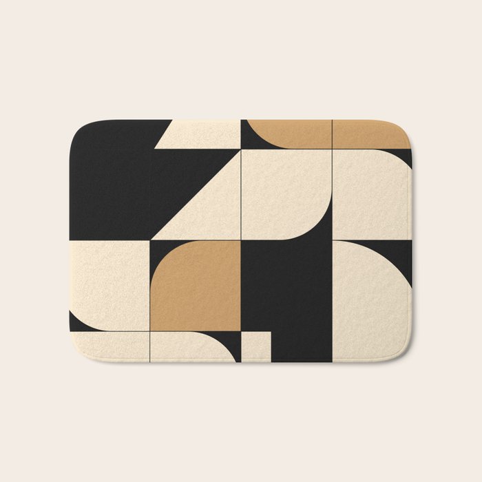 Modern geometric shapes 48 Bath Mat Gallery Image 1