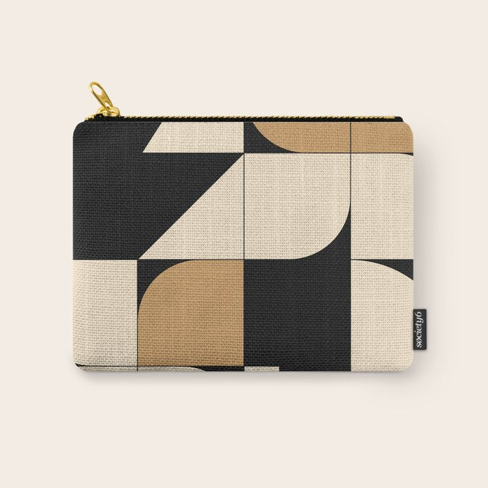 Modern geometric shapes 48 Carry All Pouch Gallery Image 1