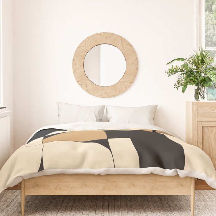 Modern geometric shapes 48 Duvet Cover Gallery Image 3