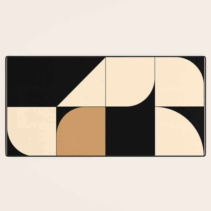 Modern geometric shapes 48 Desk Mat Gallery Image 3