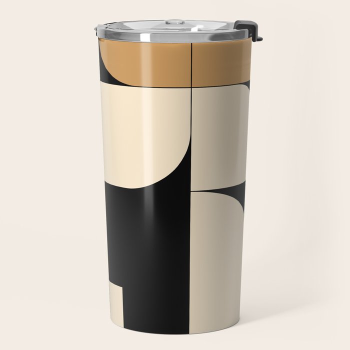Modern geometric shapes 48 Travel Mug Gallery Image 2