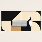 Modern geometric shapes 48 Desk Mat Gallery Image 1