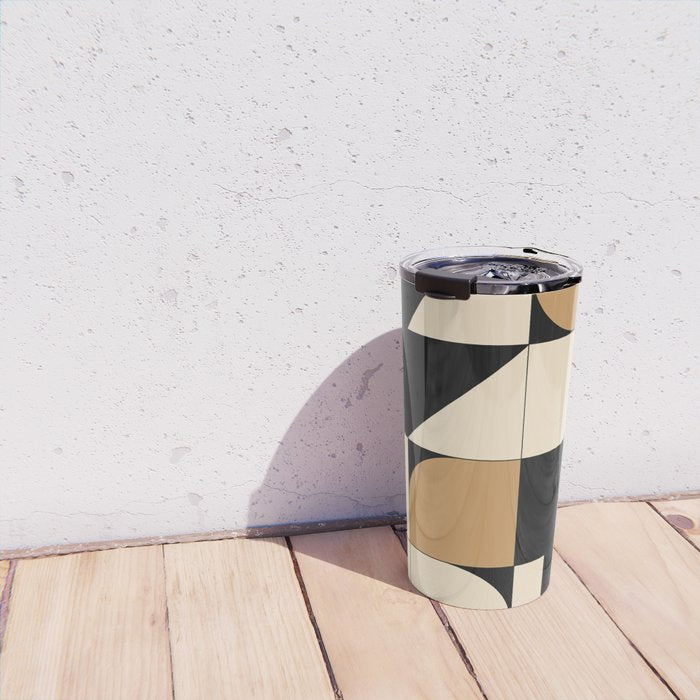 Modern geometric shapes 48 Travel Mug Gallery Image 4