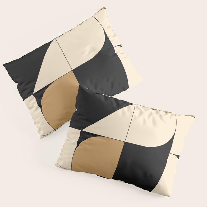 Modern geometric shapes 48 Pillow Sham Gallery Image 1