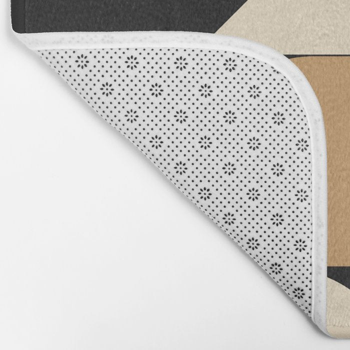 Modern geometric shapes 48 Bath Mat Gallery Image 2