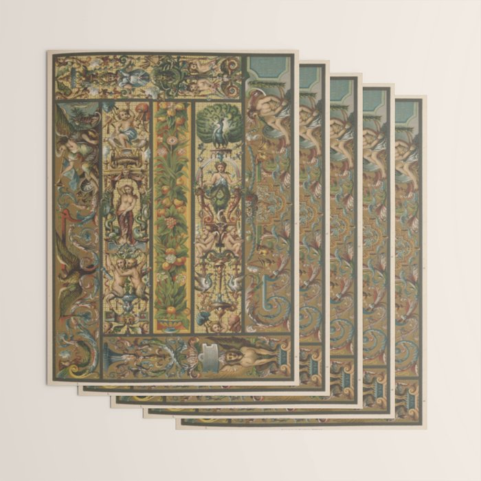 Renaissance Ornament Wrapping Paper Gallery Image 3