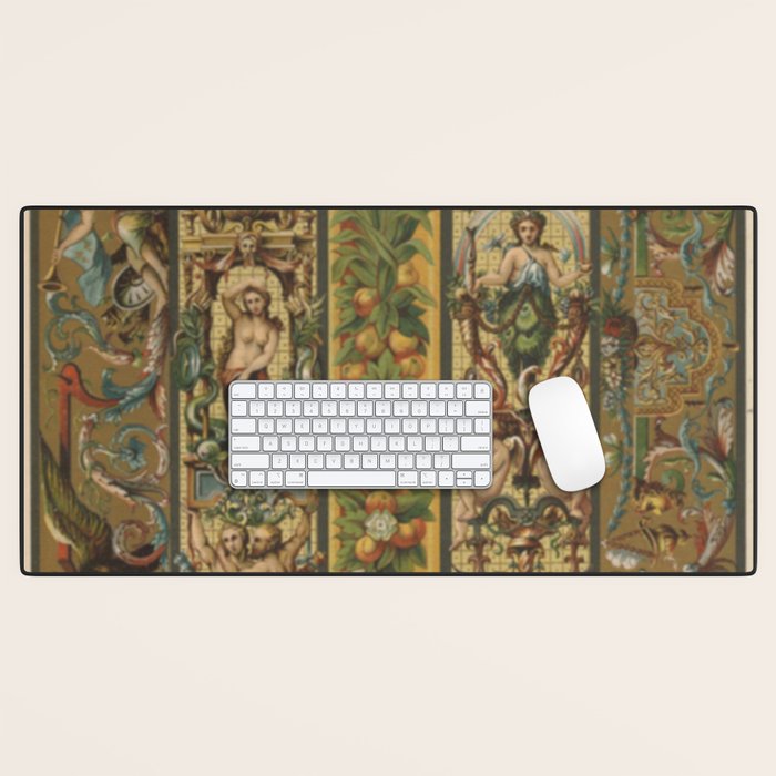 Renaissance Ornament Desk Mat Gallery Image 1