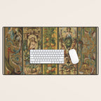 Renaissance Ornament Desk Mat Gallery Image 1
