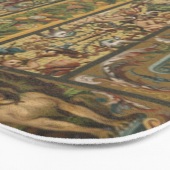 Renaissance Ornament Bath Mat Gallery Image 3