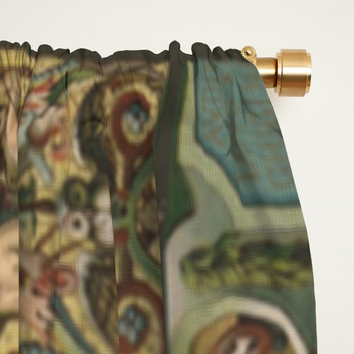 Renaissance Ornament Window Curtain Gallery Image 2