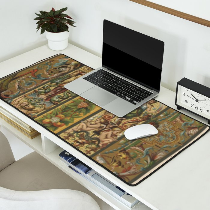 Renaissance Ornament Desk Mat Gallery Image 2