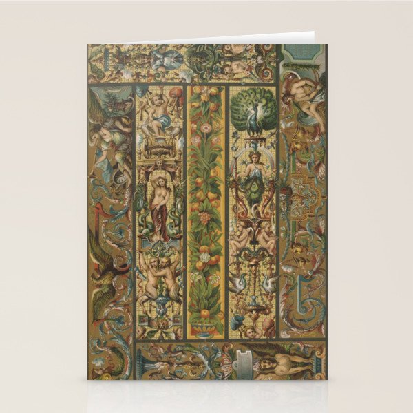 Renaissance Ornament Stationery Card Gallery Image 1