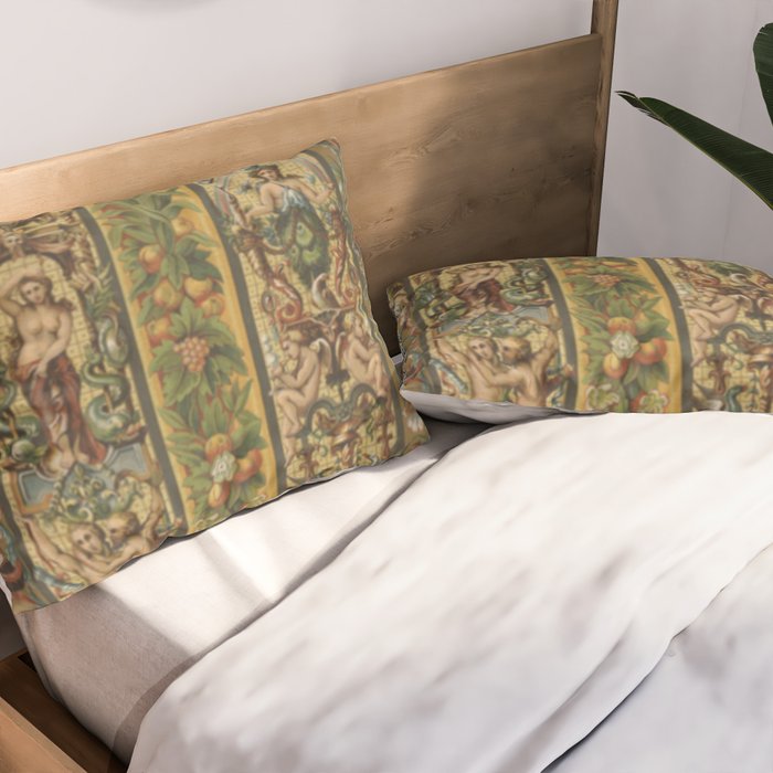 Renaissance Ornament Pillow Sham Gallery Image 2