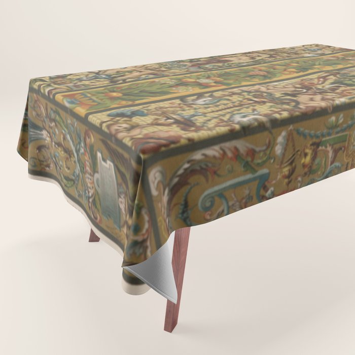 Renaissance Ornament Tablecloth Gallery Image 1