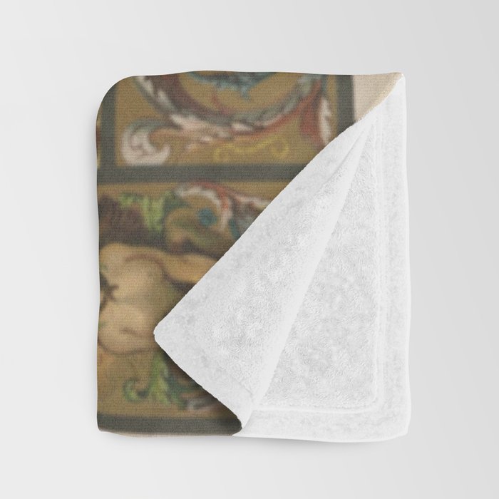 Renaissance Ornament Throw Blanket Gallery Image 3