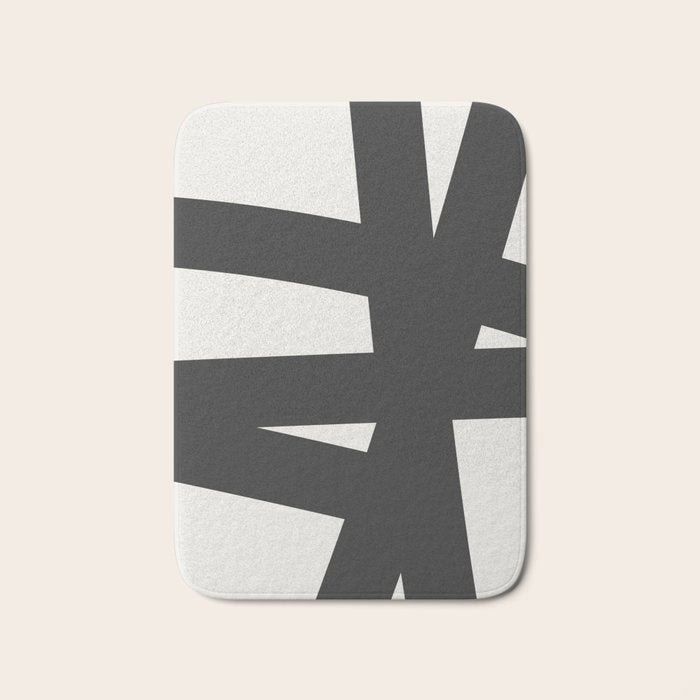 Neutral Abstract 1A Bath Mat Gallery Image 1
