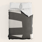 Neutral Abstract 1A Duvet Cover Gallery Image 6