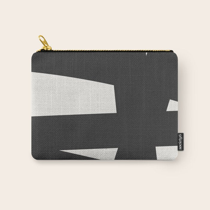 Neutral Abstract 1A Carry All Pouch Gallery Image 1