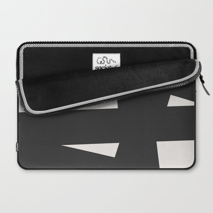 Neutral Abstract 1A Laptop Sleeve Gallery Image 2