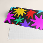 Colorful fun star shape art pattern Wrapping Paper Gallery Image 2