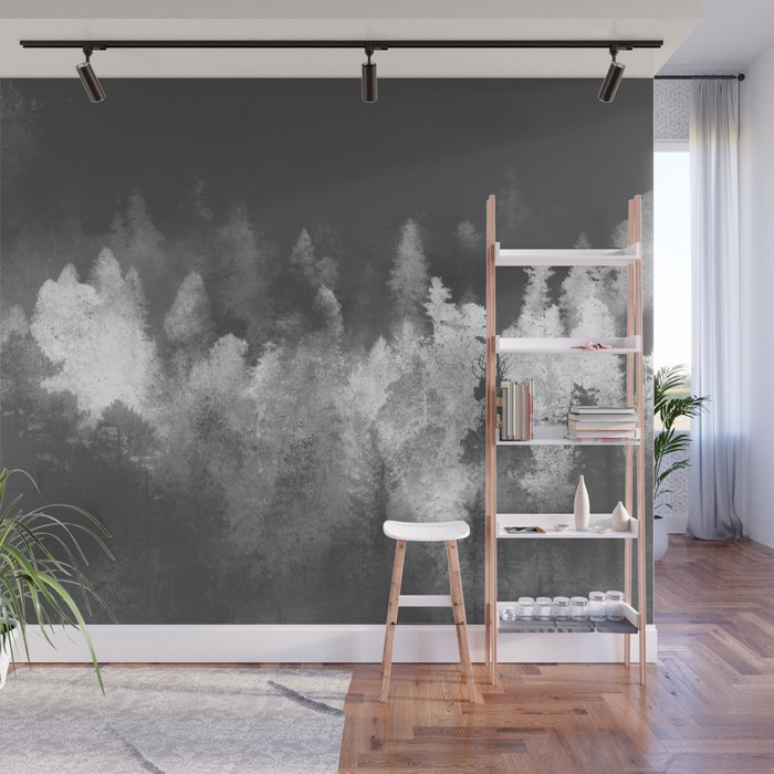Chromatic Forest Nature Photography Wall Mural Gallery Image 1