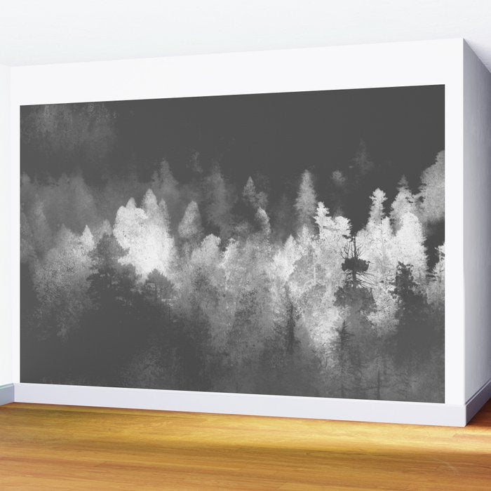 Chromatic Forest Nature Photography Wall Mural Gallery Image 2