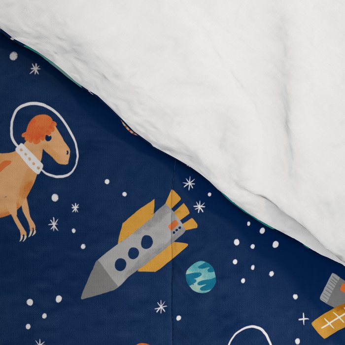 Painted Space Dinosaurs Comforter Gallery Image 4