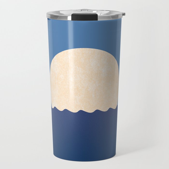 Moonrise Night Sky - Horizon Travel Mug Gallery Image 1