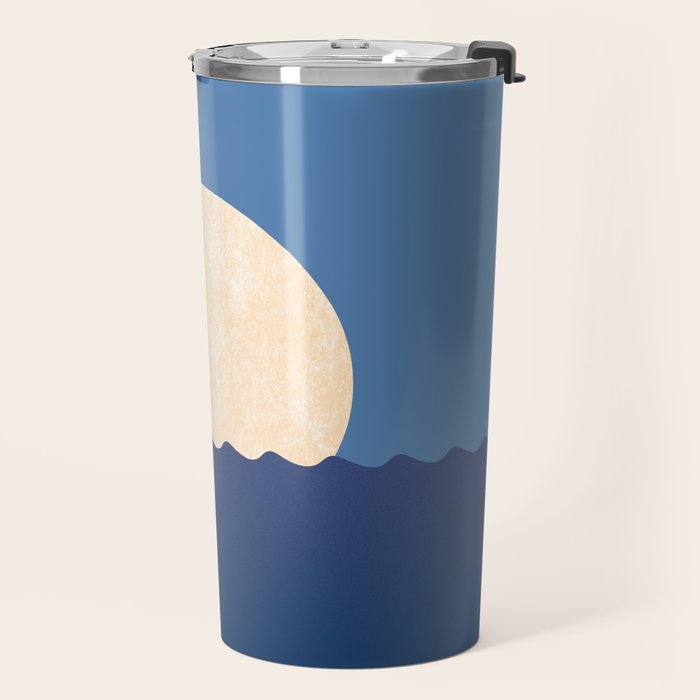 Moonrise Night Sky - Horizon Travel Mug Gallery Image 2