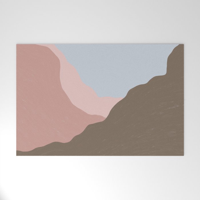 Acrylic Landscape #1 Welcome Mat Gallery Image 1