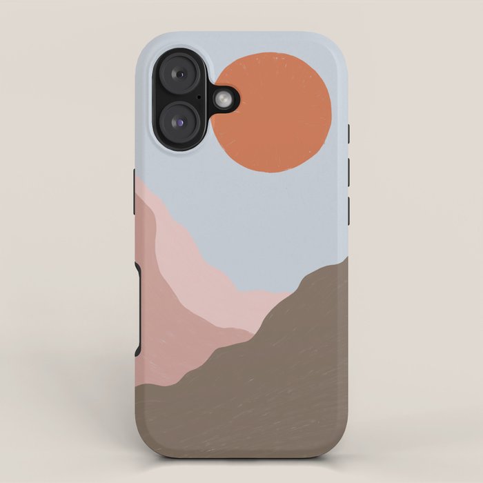 Acrylic Landscape #1 iPhone Case Gallery Image 1