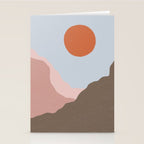 Acrylic Landscape #1 Stationery Card Gallery Image 2