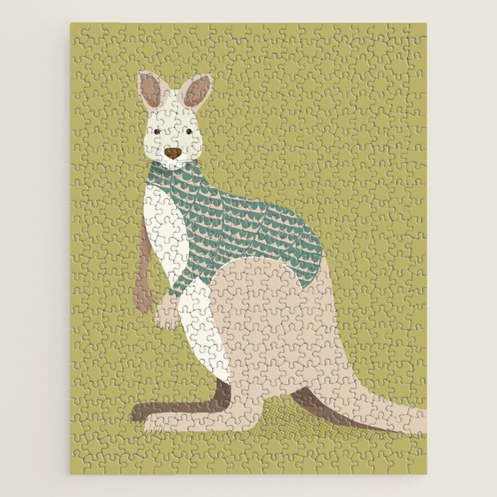 Whimsical Kangaroo Jigsaw Puzzle Gallery Image 1