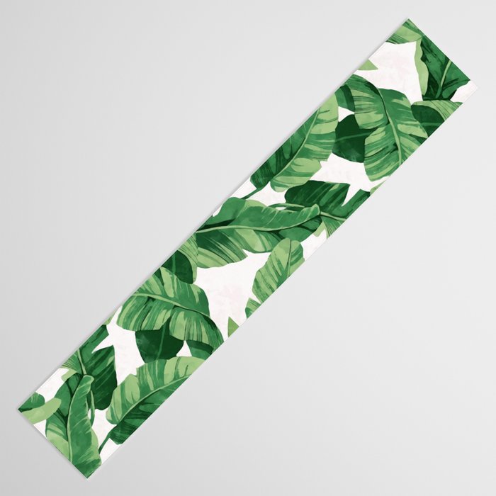 Tropical banana leaves IV Table Runner Gallery Image 3