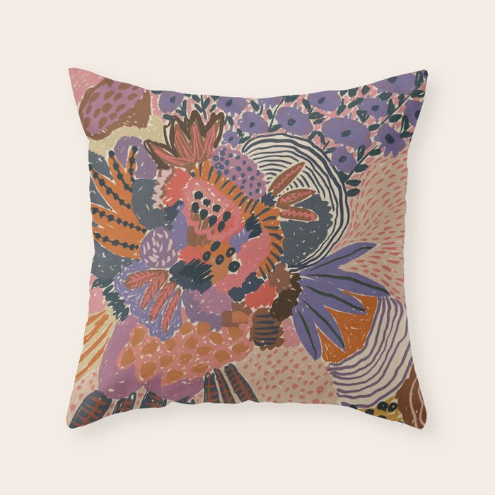 In Bloom #1 Throw Pillow Gallery Image 1