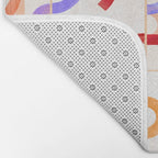Colorful Curved Path Tiles G Bath Mat Gallery Image 2