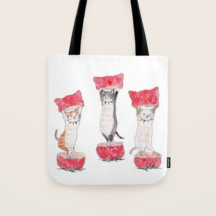 Necoichigo nyanco Tote Bag Gallery Image 1
