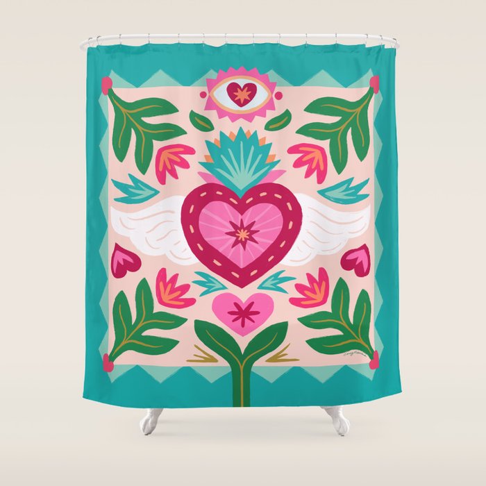 Love Grows Shower Curtain Gallery Image 1