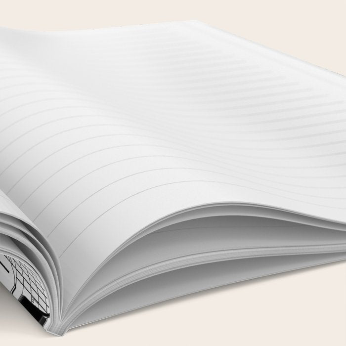 Kansas City Map White Notebook Gallery Image 2