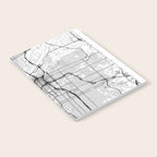Kansas City Map White Notebook Gallery Image 2