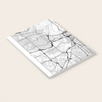 Kansas City Map White Notebook Gallery Image 3