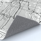 Kansas City Map White Rug Gallery Image 4