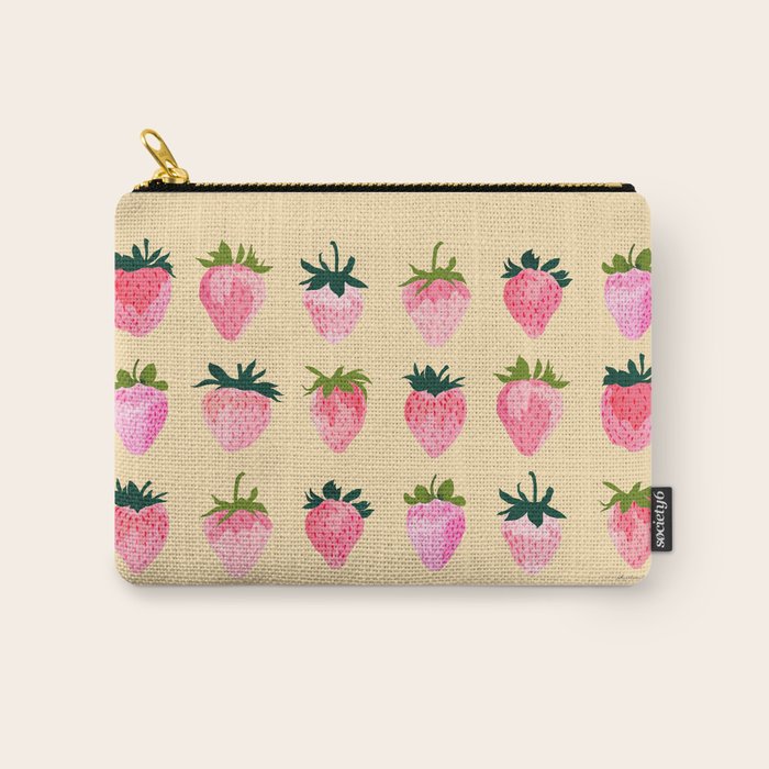 Strawberry Dreams Carry All Pouch Gallery Image 1