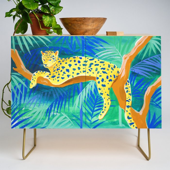 Leopard on Tree Credenza Gallery Image 1