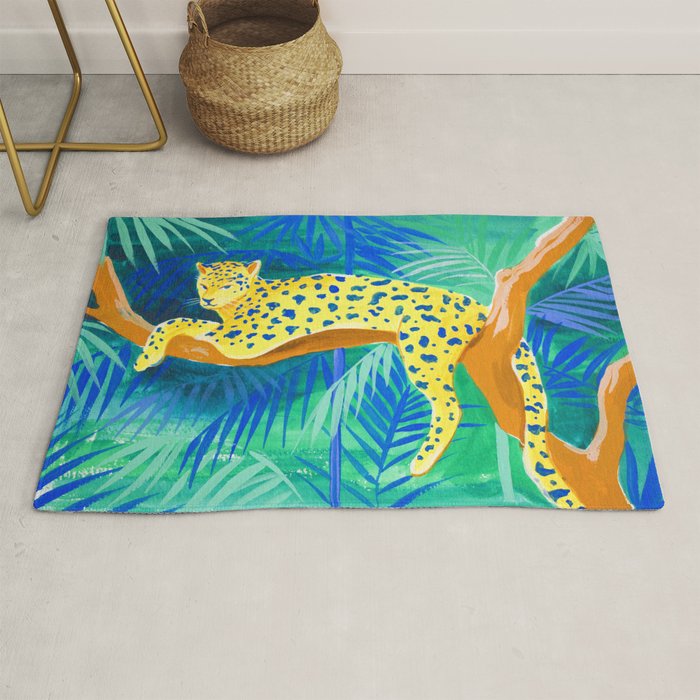 Leopard on Tree Rug Gallery Image 1