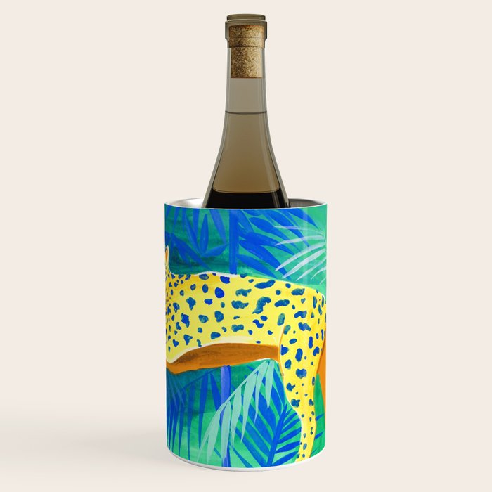 Leopard on Tree Wine Chiller Gallery Image 1