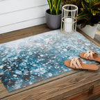 Snowflakes Outdoor Rug Gallery Image 2