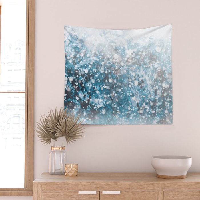 Snowflakes Wall Tapestry Gallery Image 2